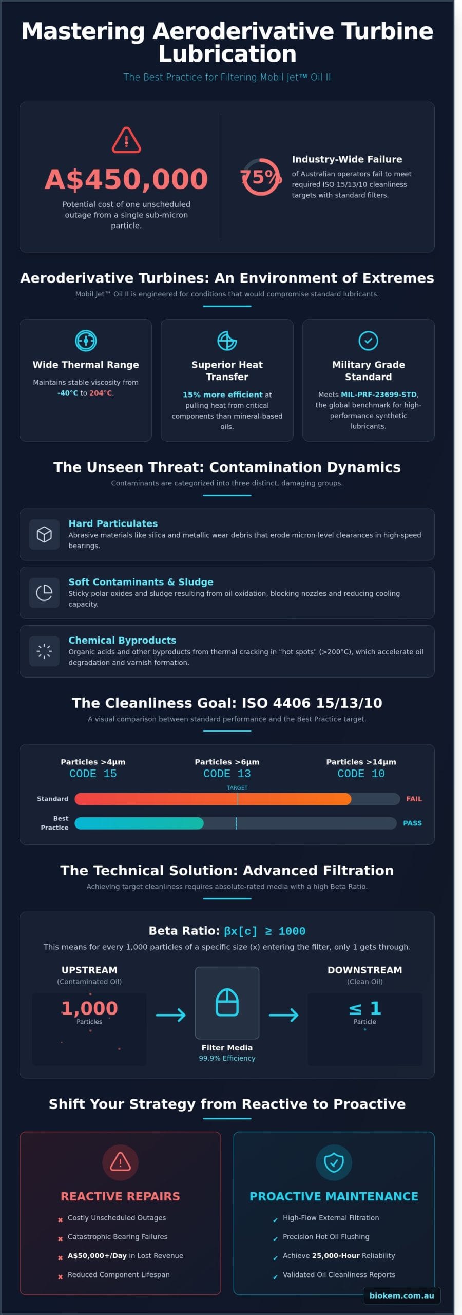 Best Practice for Filtering Aeroderivative Gas Turbine Synthetic Oil Circuits: Mobil Jet™ Oil II