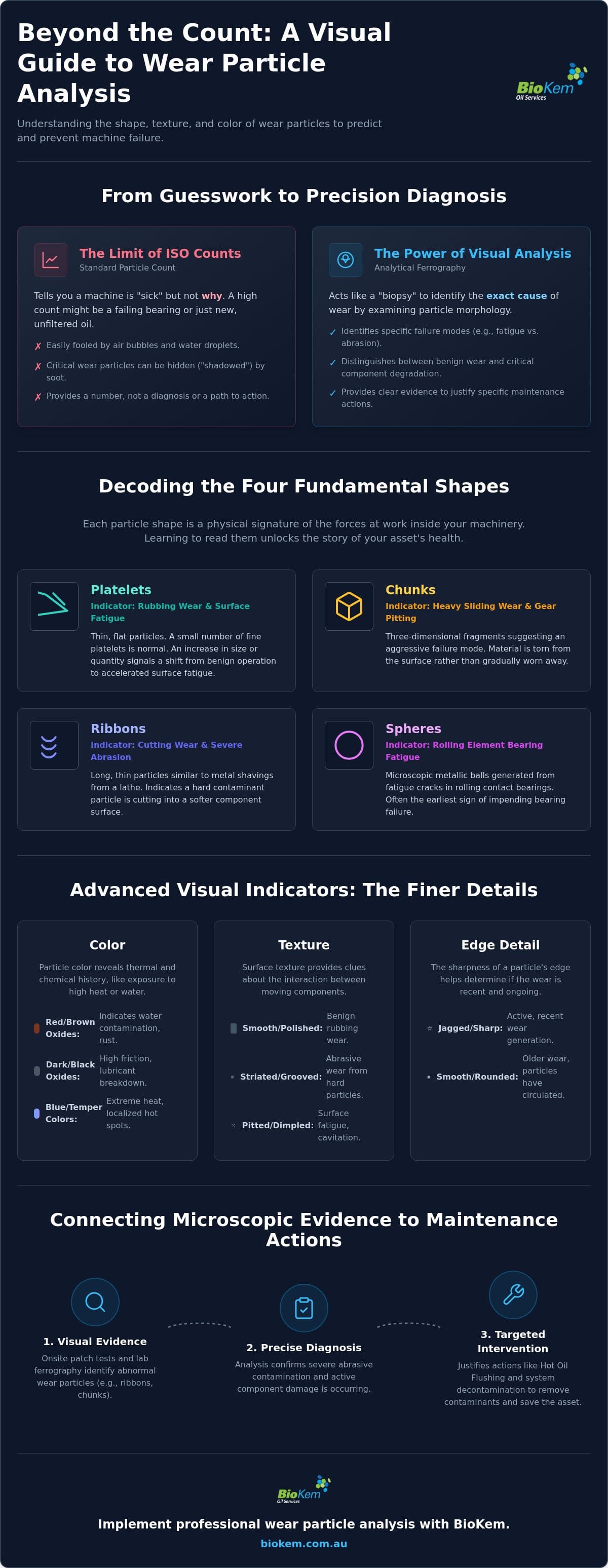 Deciphering Visual Features of Wear Particles