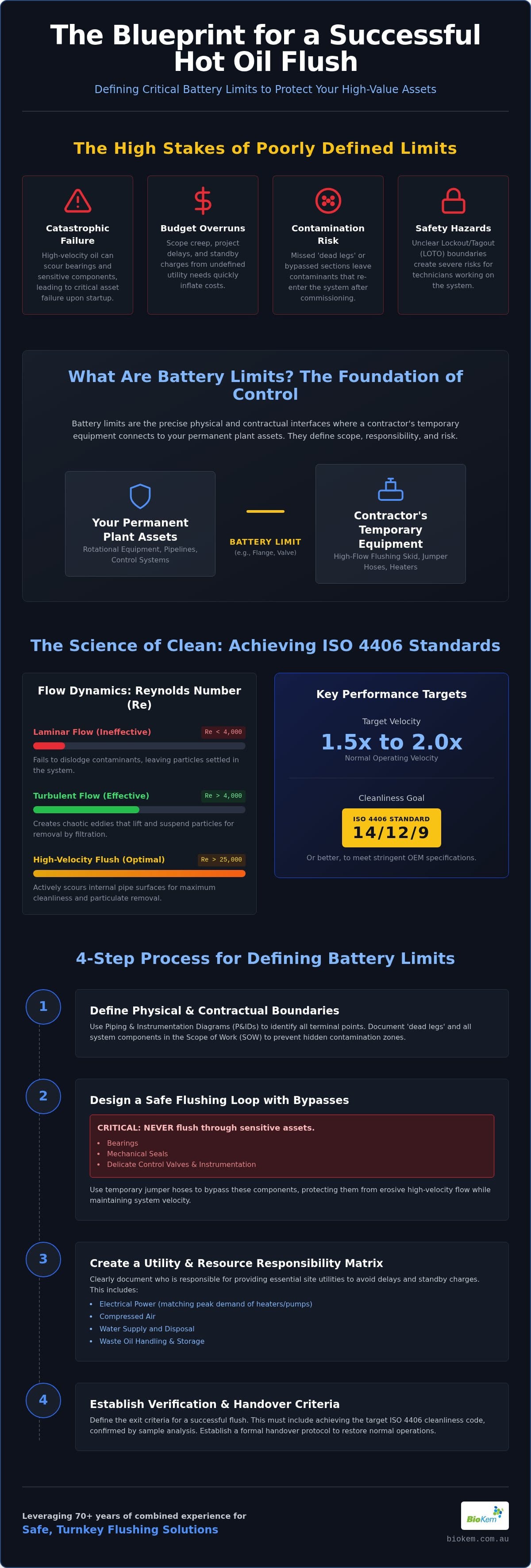Defining Battery Limits for Better Hot Oil Flushing