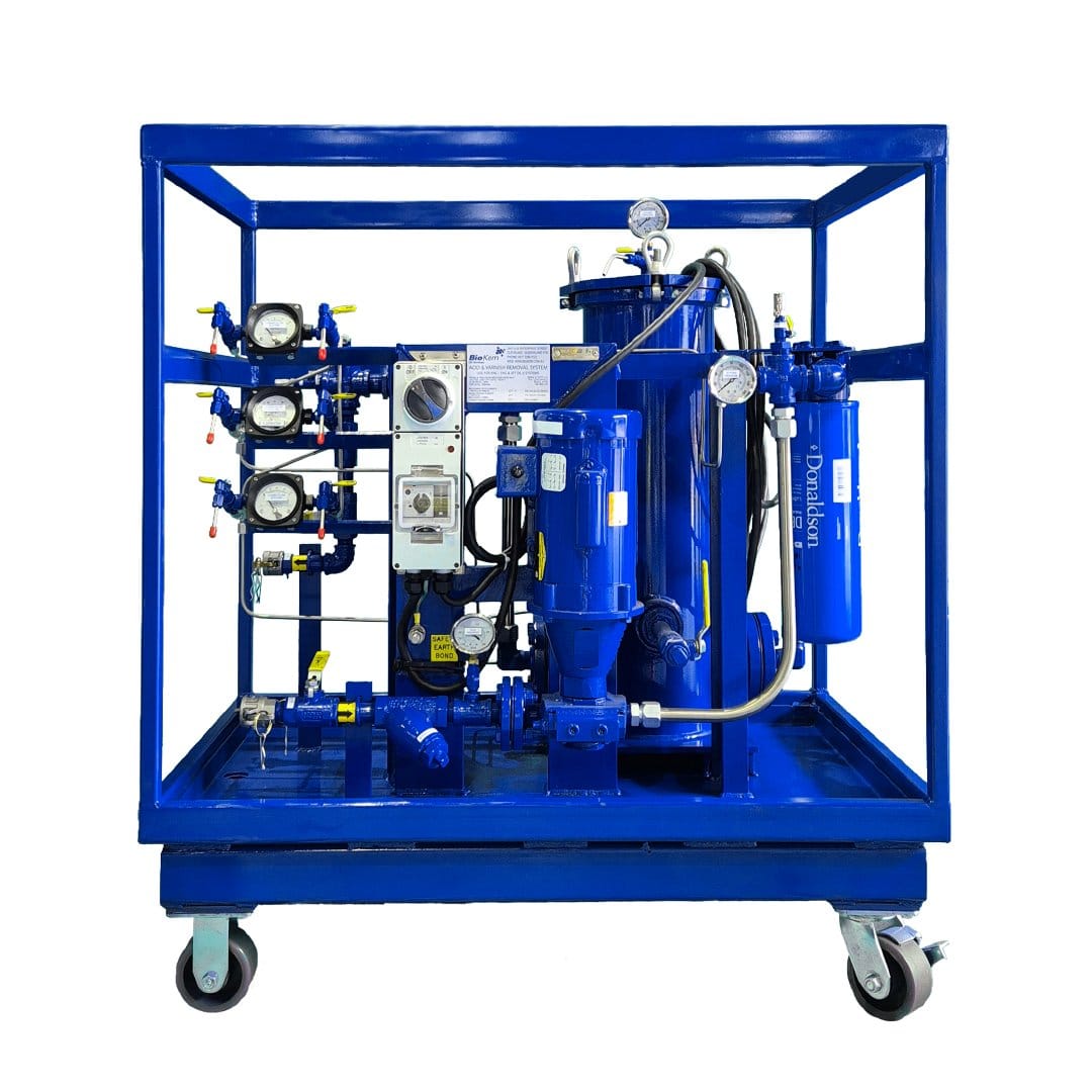 EHC Fyrquel acid removal filtration rig