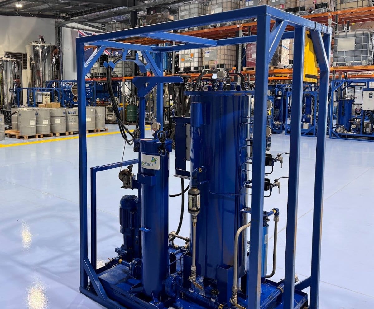 BioKem OFS Varnish Removal Skid Unit