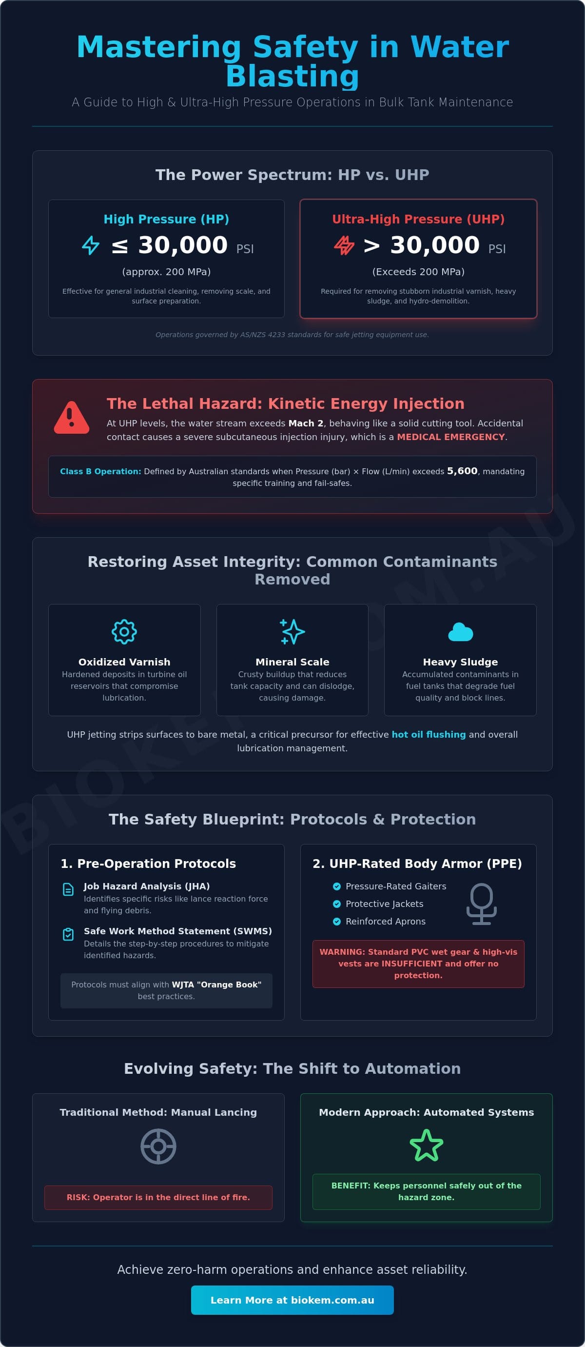 Essential High-Pressure Tank Water Blasting Safety Guide