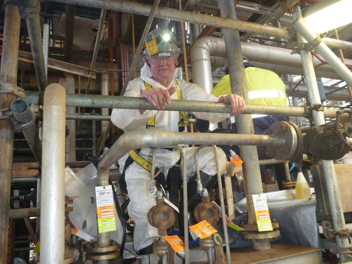 BioKem safe confined space entry CSE tank harness