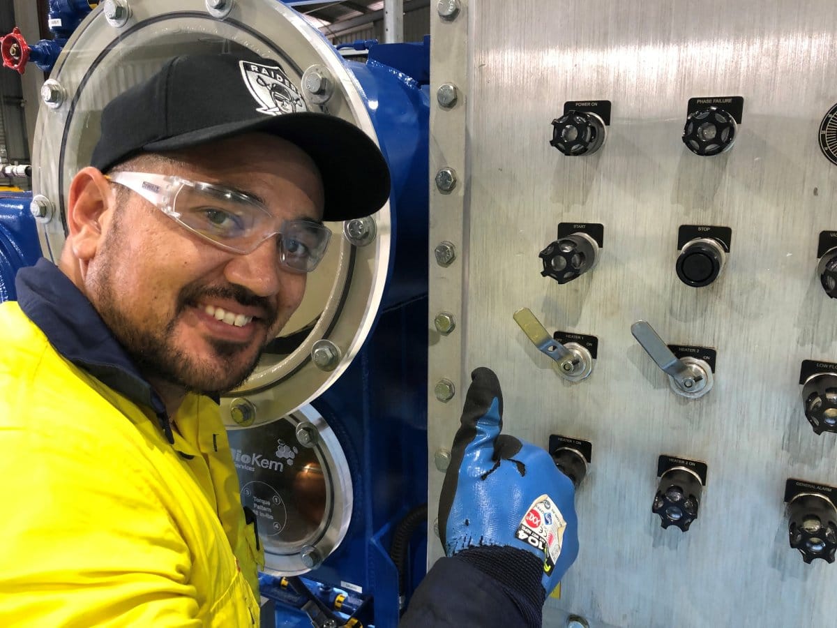 Biokem Operator Leon with vacuum dehydrator ATEX NEMA 7 zone 1 div VDOPS