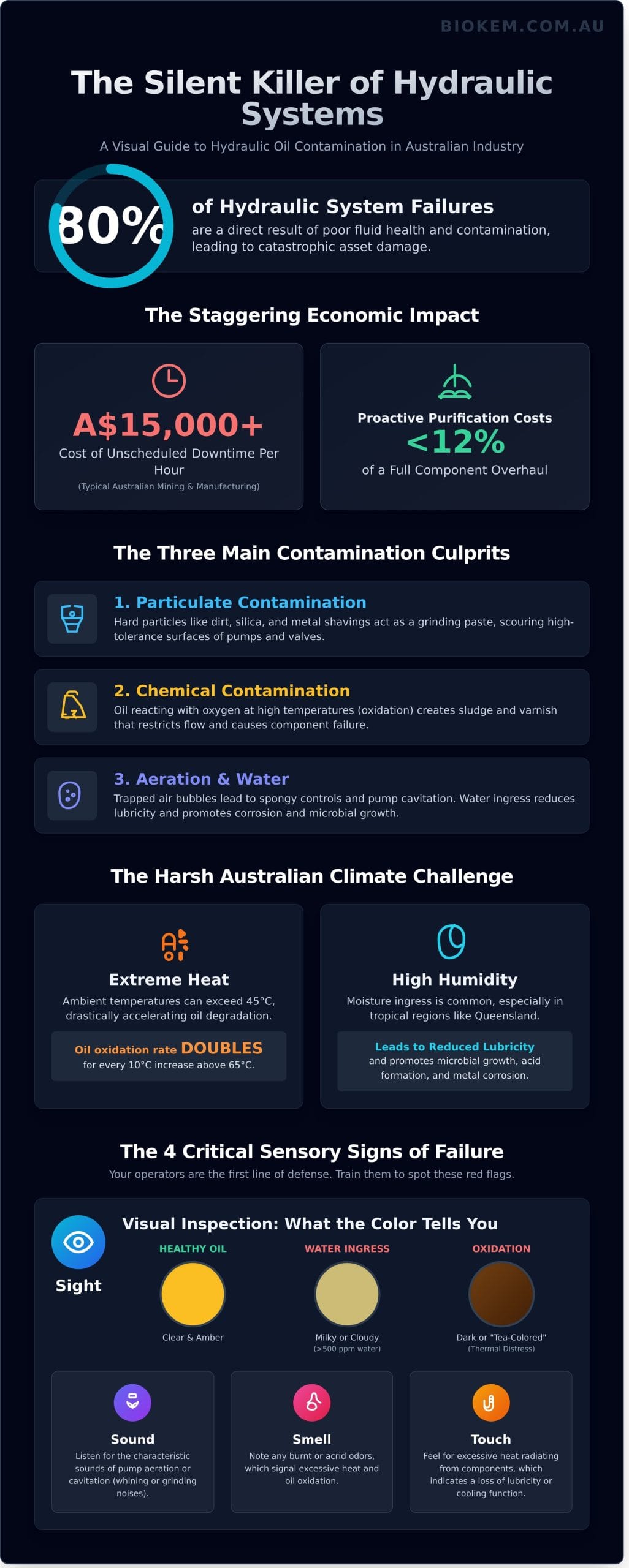 Signs of Contaminated Hydraulic Oil: The Industrial Maintenance Guide