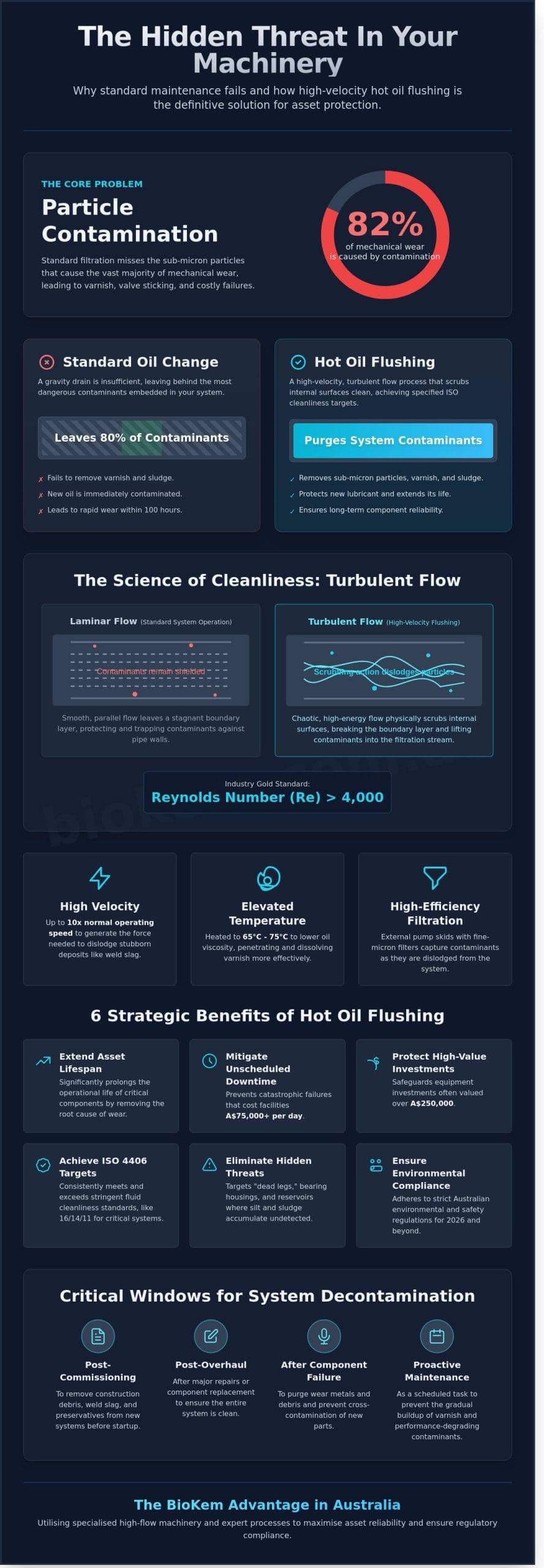 The Critical Benefits of Hot Oil Flushing for Industrial Reliability in 2026