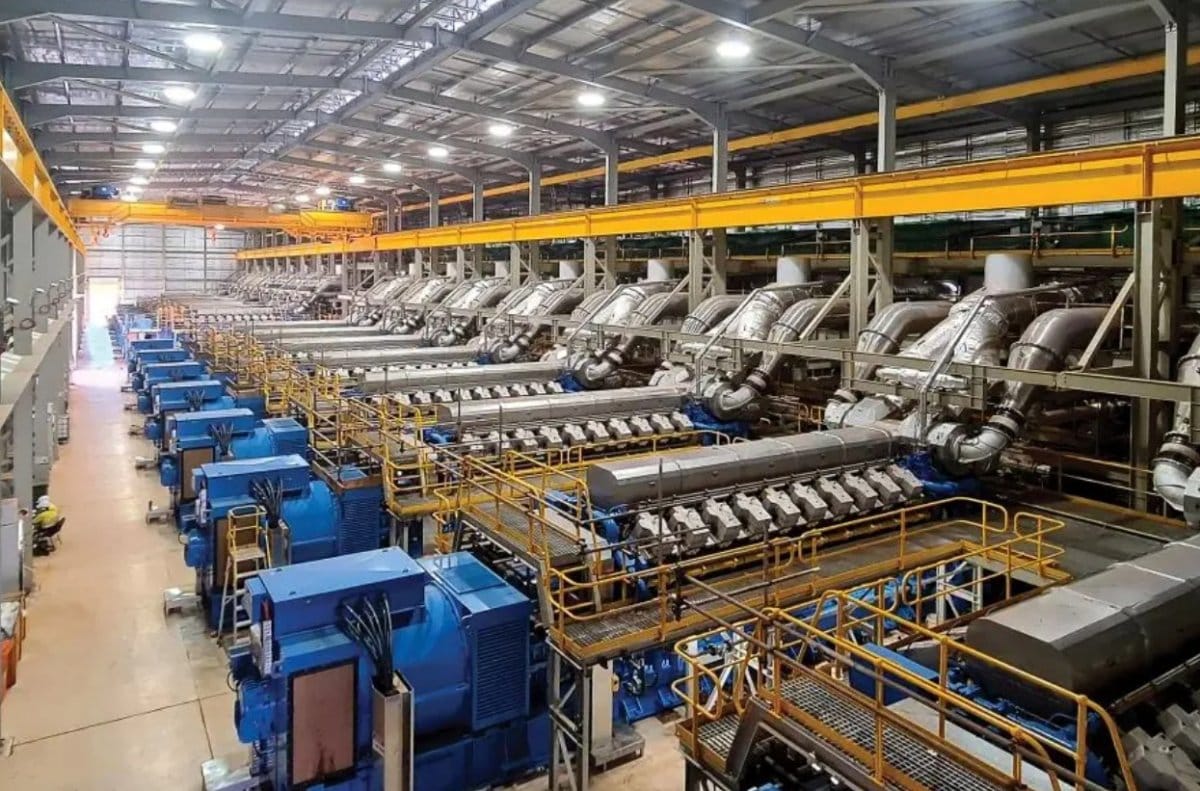 Bergen Rolls Royce Land based generators for data centre FMG Solomon