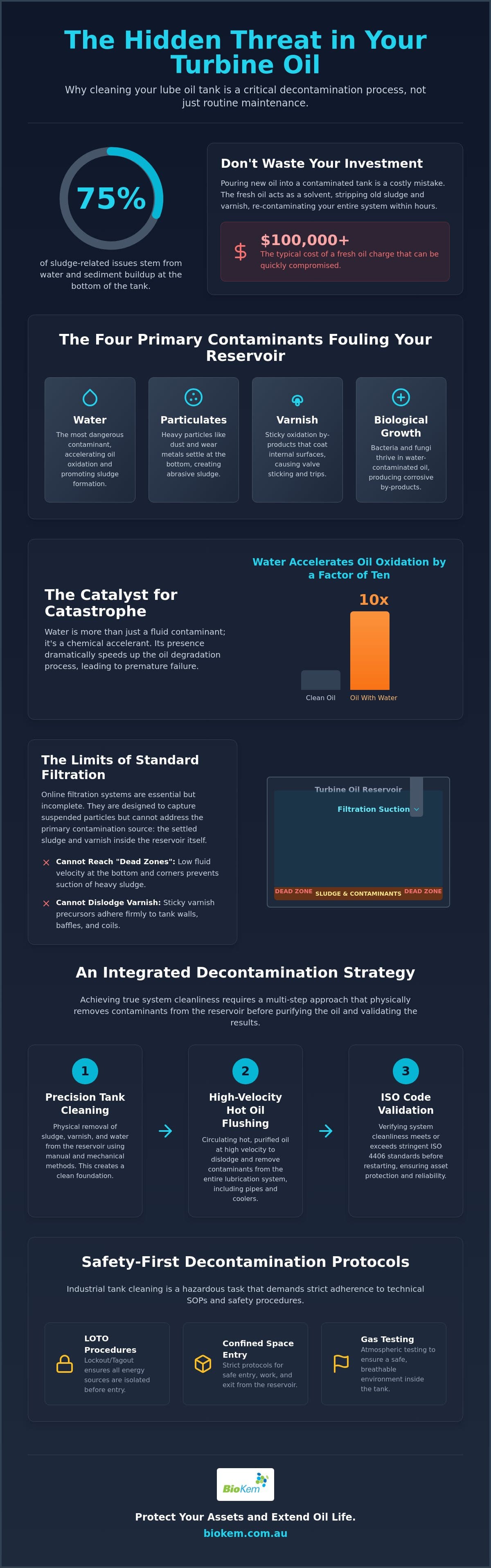 Turbine Lube Oil Tank Cleaning: The Comprehensive Guide to Reservoir Decontamination