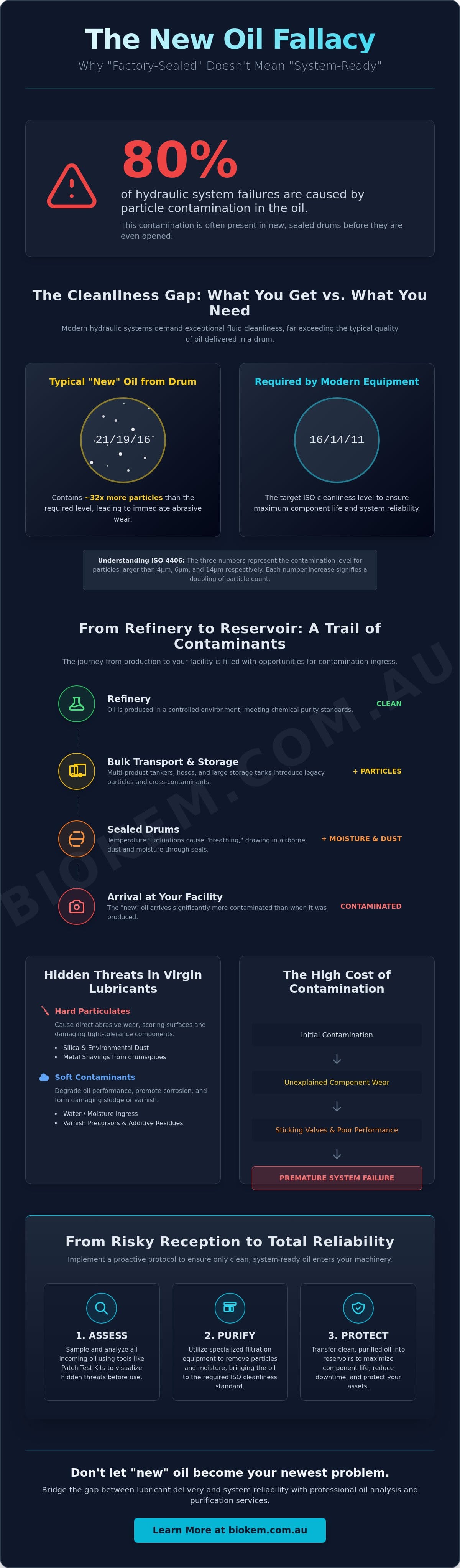 Why New Oil is Not Always Clean Oil: The Industrial Guide to Lubricant Reception